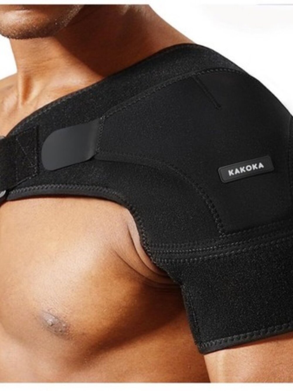 Adult Adjustable Shoulder Brace Compression Stability Support Unisex Men Women - Picture 4 of 9